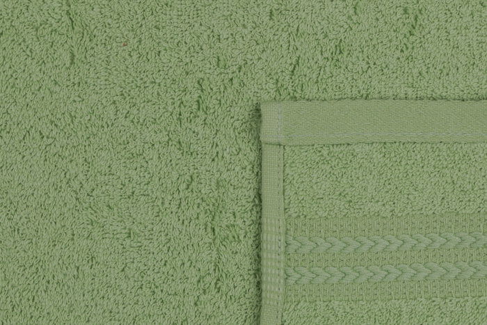 Mijölnir Toalla de manos de algodón 100% verde, 50x90 cm, 500 gr/m²